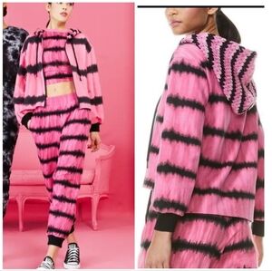 Alice and Olivia Mary Jane Crochet hoodie